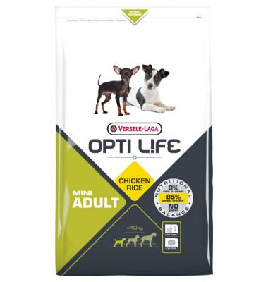 Opti life mini adult 2,5 en 7,5 kilo