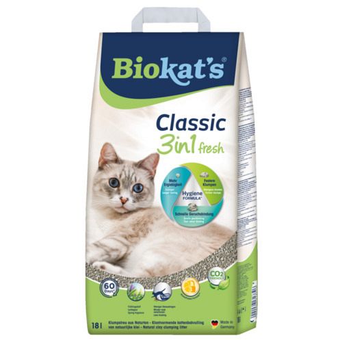 Biokats Fresh 3 in 1 klompvormend 18 liter