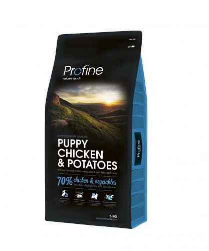 Profine Puppy Chicken &amp; Potatoes in 3 en 15 kilo